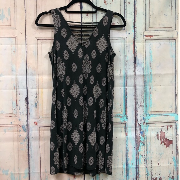 Black and Gray Dress - Picture 1 of 8